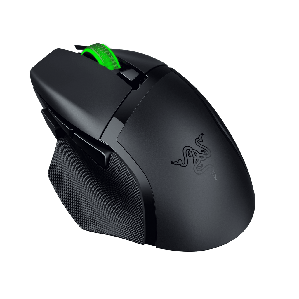 Elevate Your Gaming Experience with the Basilisk V3 X Hyperspeed Wireless Gaming Mouse – Ergonomic, Customizable, and RGB Chroma Enabled in Sleek Black