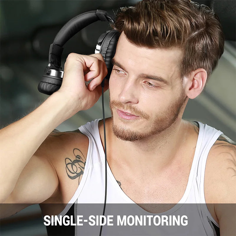 Experience Superior Sound Quality with Over Ear Hi-Fi Studio DJ Headphones – Perfect for Music, Gaming, and More!