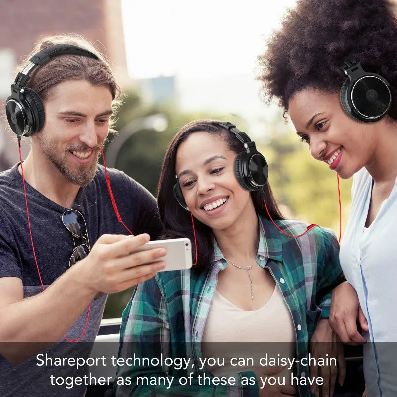 Experience Superior Sound Quality with Over Ear Hi-Fi Studio DJ Headphones – Perfect for Music, Gaming, and More!